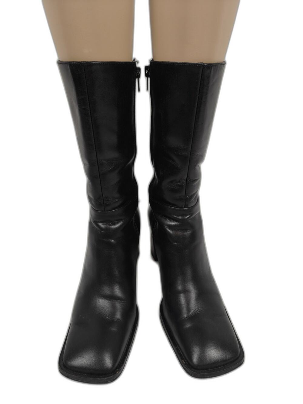 Women Paul Green Knee High Boots Black 7.5